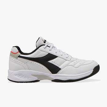 Diadora Volee 4 Biele / Cierne - Panske Tenisove Tenisky